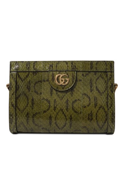 Женская сумка ophidia mini из кожи змеи GUCCI, арт. 602676 L1G0G