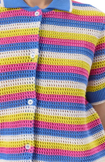 Хлопковый кардиган ADDICTED разноцветного цвета по цене 19600 руб., арт. TS2508.2130-2128, фото 5 Хлопковый кардиган ADDICTED, арт. TS2508.2130-2128, фото 5