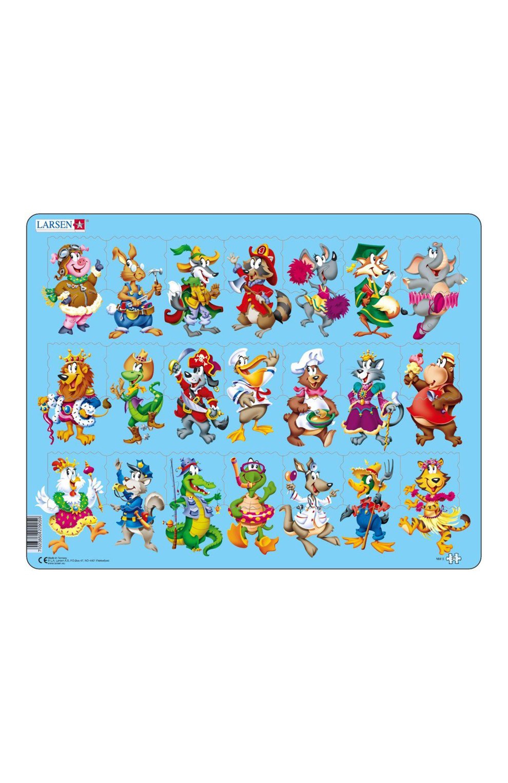 Пазл Зверюшки LARSEN детского разноцветного цвета — купить в интернет ...