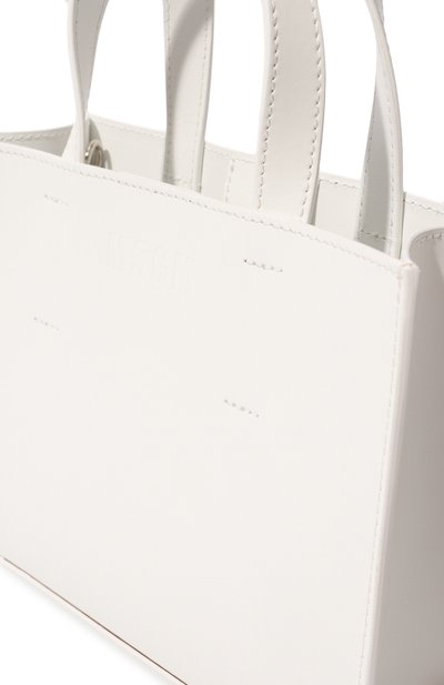 Сумка-тоут embossed MSGM белого цвета по цене 37900 руб., арт. 3441MDZ72 822, фото 3 Сумка-тоут embossed MSGM, арт. 3441MDZ72 822, фото 3