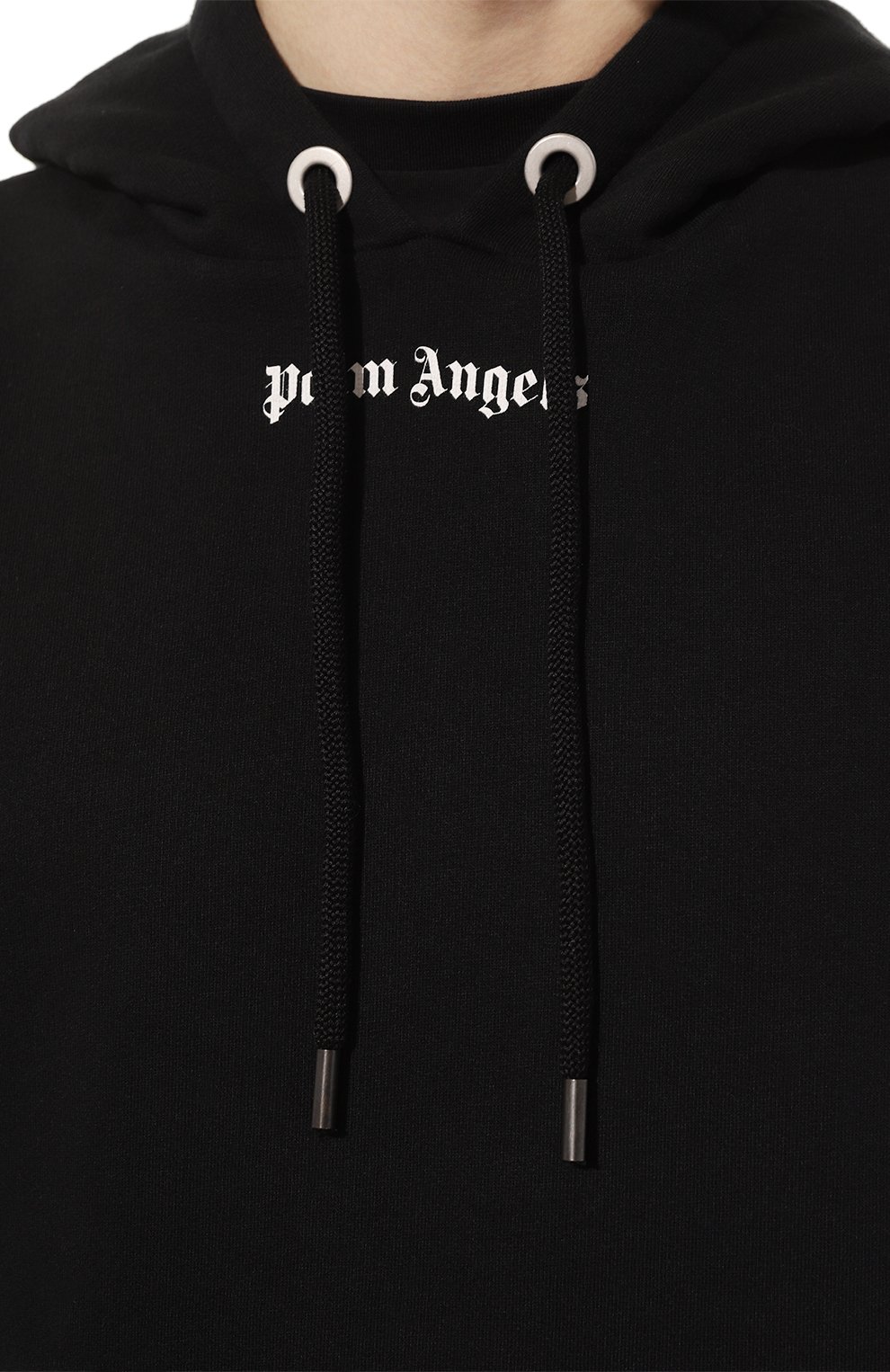 Хлопковое худи PALM ANGELS черного цвета по цене 68950 руб., арт. PMBB036C99FLE0031001, фото 5 Хлопковое худи PALM ANGELS, арт. PMBB036C99FLE0031001, фото 5