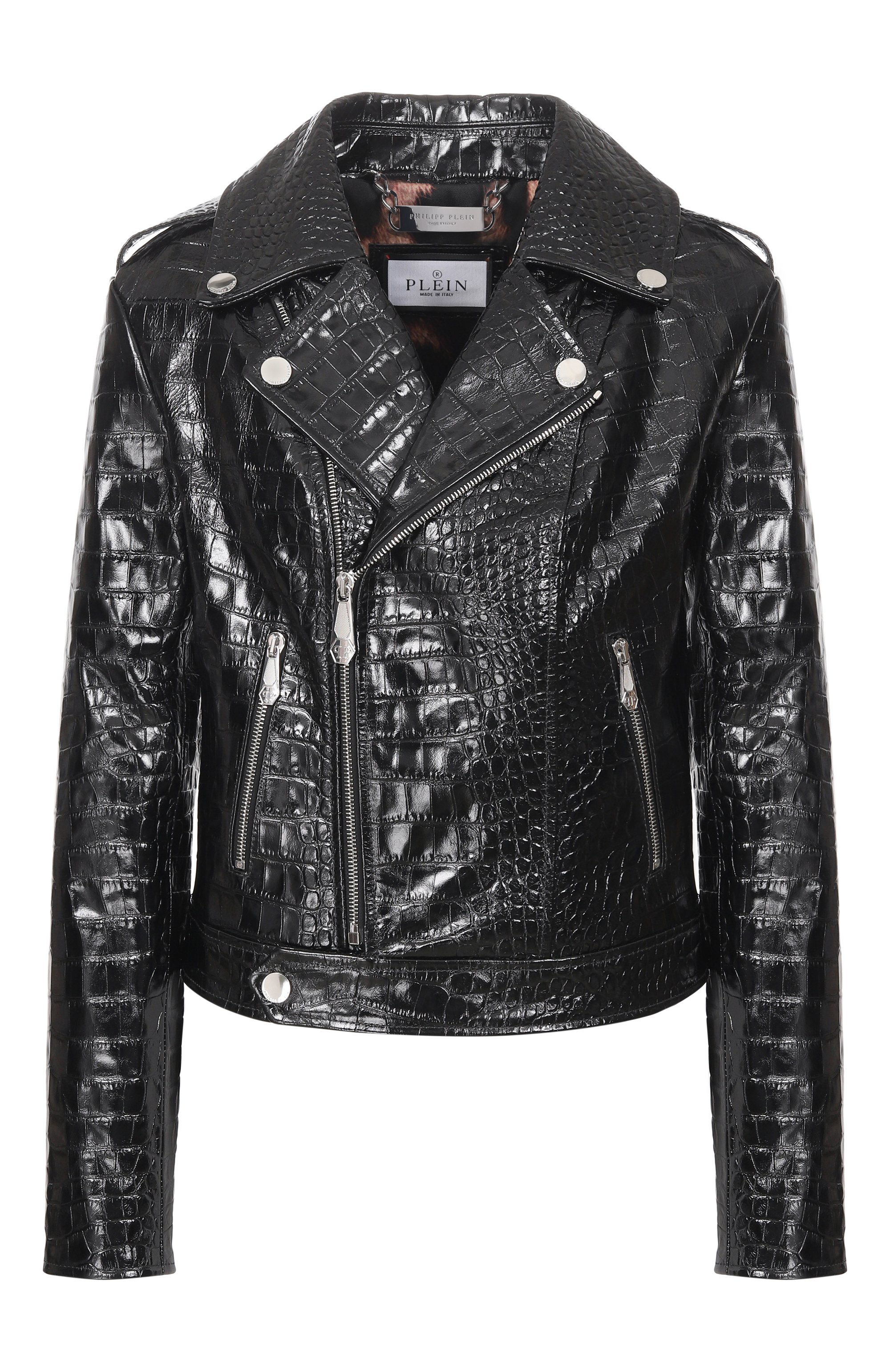 Кожаная куртка PHILIPP PLEIN, арт. SAFC WLB1201 PLE010N, фото 1