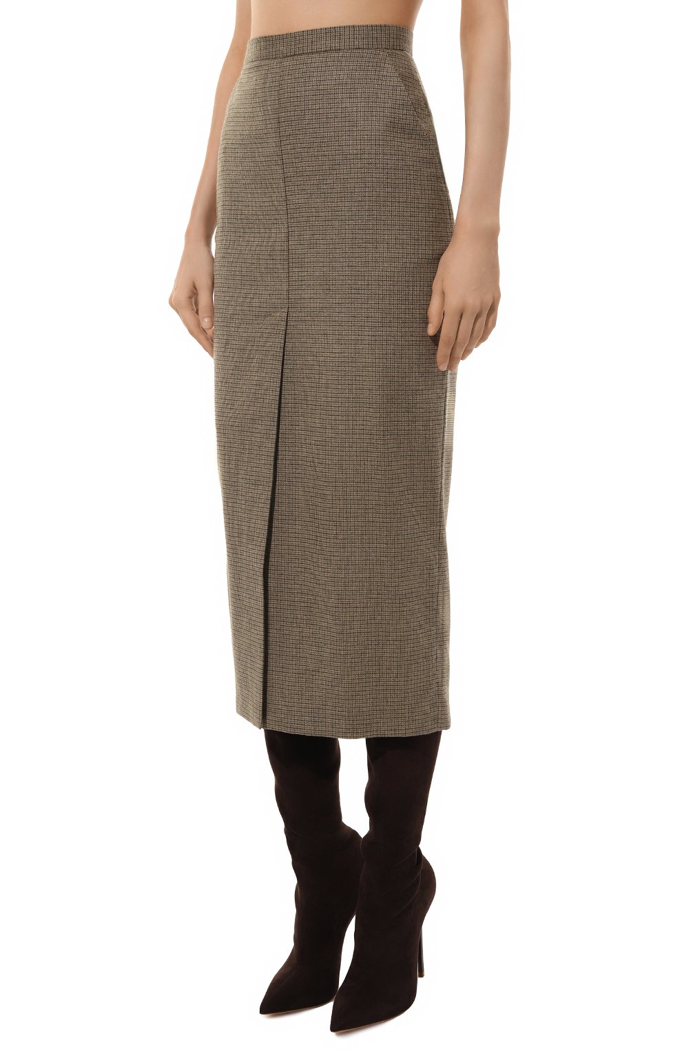 Юбка из шерсти и вискозы PINKO, арт. 104231/A248, фото 3