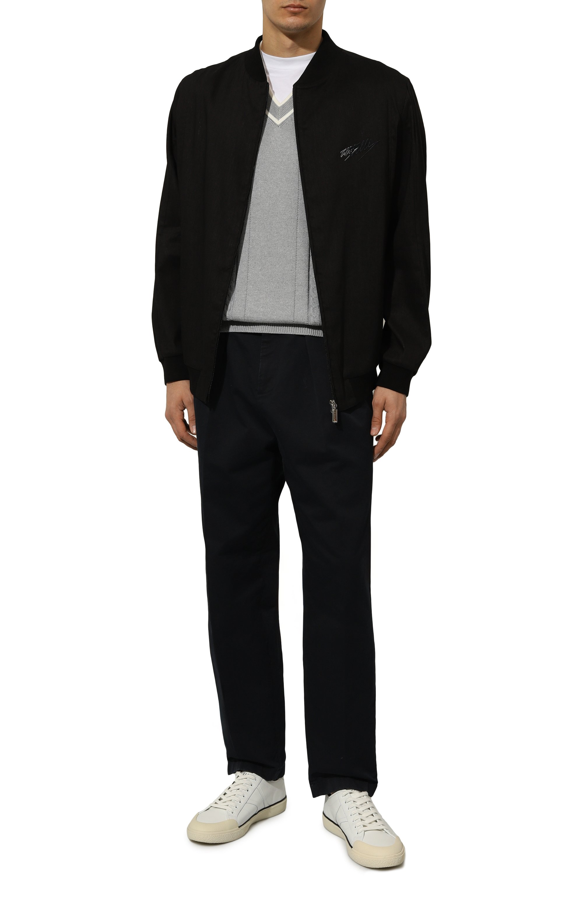 Бомбер изо льна и шерсти ZILLI, арт. B0M01BM0910VZLF95, фото 2