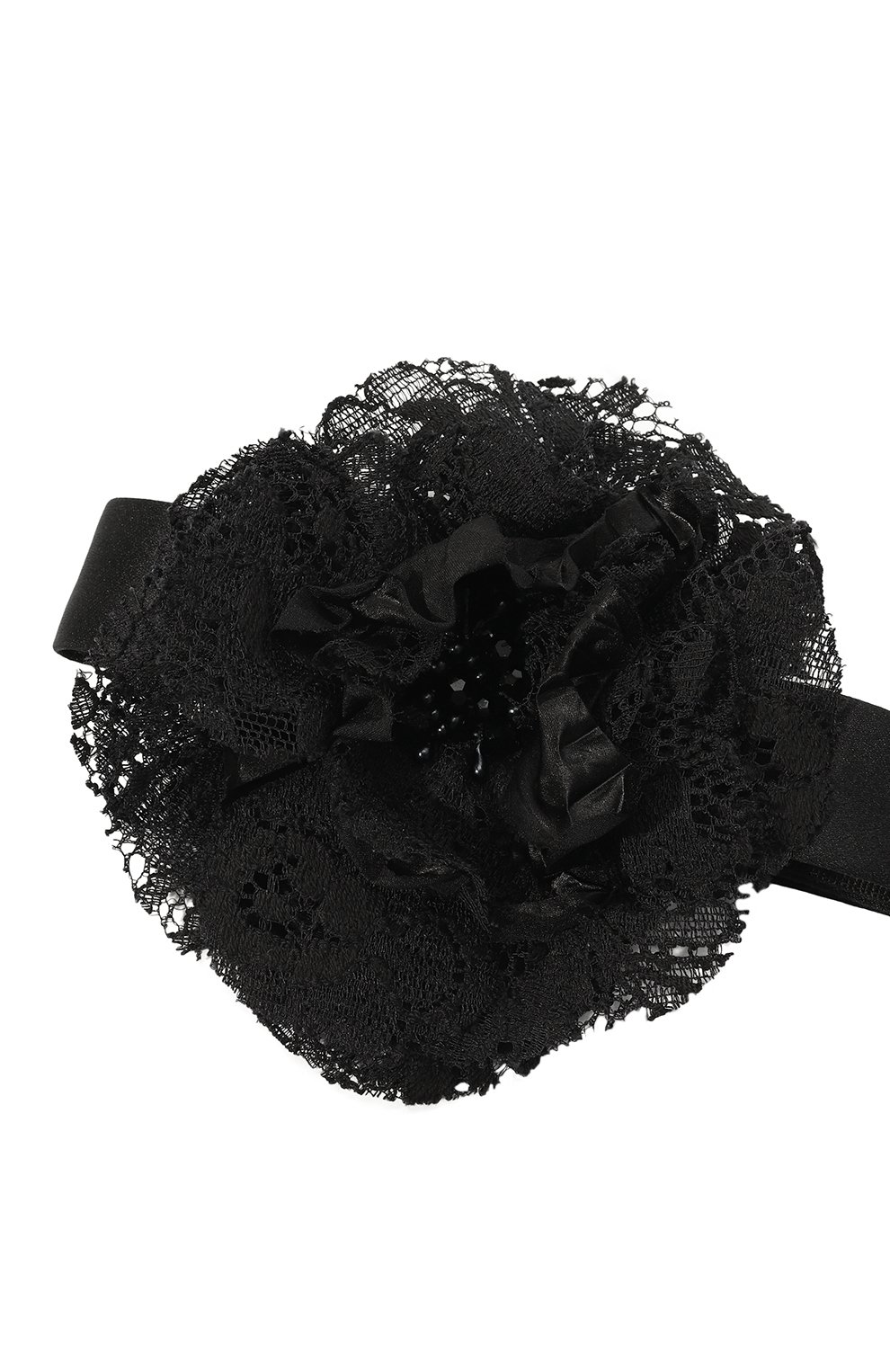 Чокер DOLCE & GABBANA черного цвета по цене 59550 руб., арт. FT094R FUM3R, фото 4 Чокер DOLCE & GABBANA, арт. FT094R FUM3R, фото 4