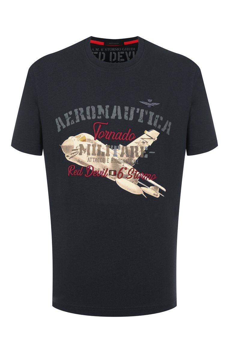 Хлопковая футболка AERONAUTICA MILITARE, арт. 251TS2406J641, фото 1