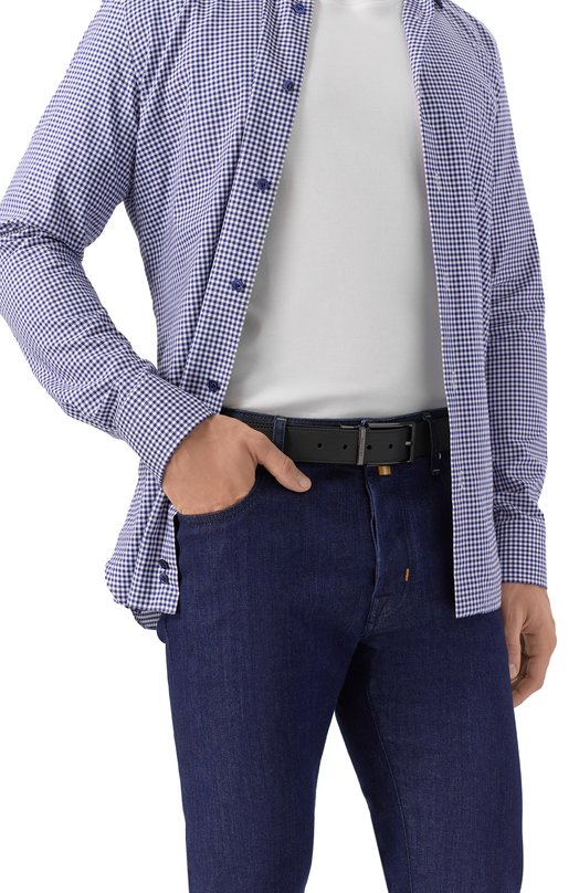 Двусторонний ремень Dirk Bikkembergs BKCU00178M Чёрный  BKCU00178M Фото 2
