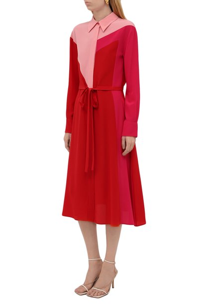 Шелковое платье STELLA MCCARTNEY красного цвета по цене 181000 руб., арт. 603675/SY206, фото 3 Шелковое платье STELLA MCCARTNEY, арт. 603675/SY206, фото 3