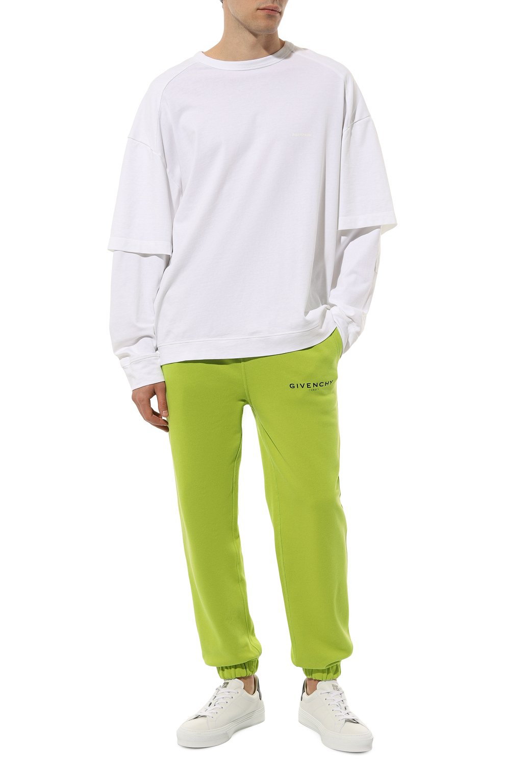 Хлопковые джоггеры GIVENCHY, арт. BM514M/3Y8N, фото 2