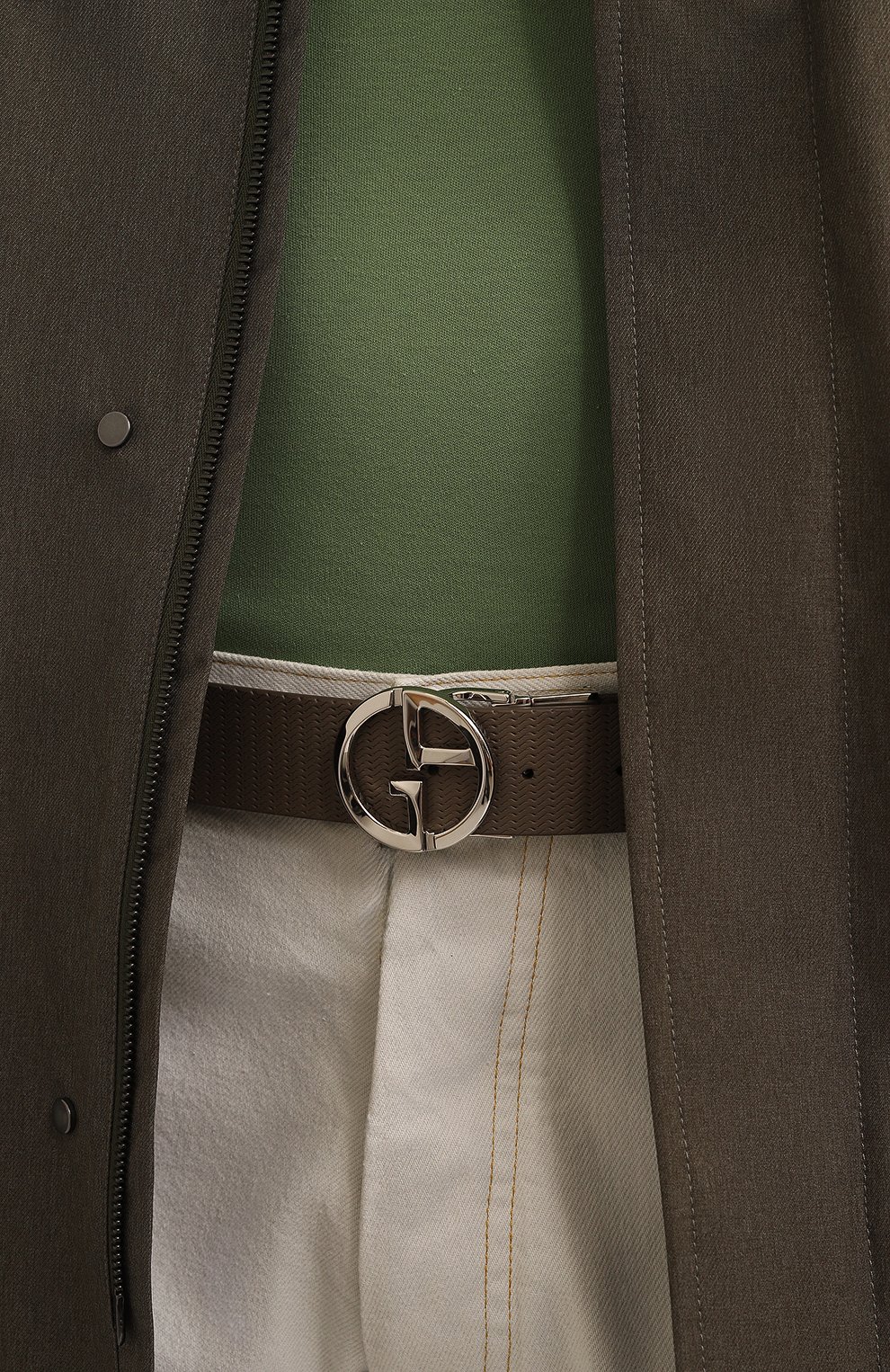 Кожаный ремень GIORGIO ARMANI, арт. Y2S494/YS16E, фото 2