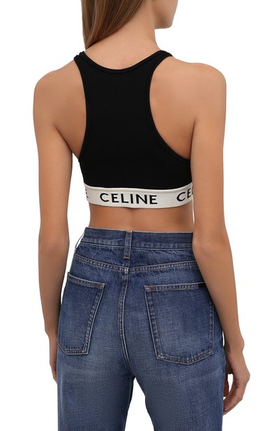 Хлопковый топ CELINE, арт. 2A68L372N, фото 4