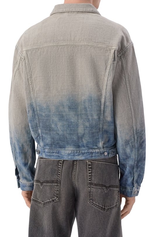 Хлопковая куртка Diesel A21680/09N93 Голубой  A21680/09N93 Фото 4