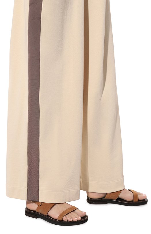Замшевые сандалии Dries Van Noten WS241-1172/106 Коричневый  WS241-1172/106 Фото 3