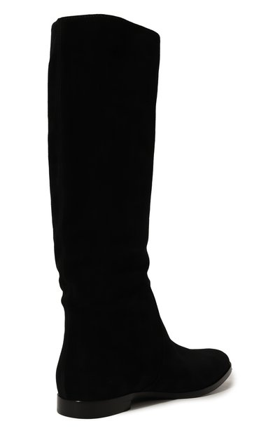 Замшевые сапоги SERGIO ROSSI черного цвета по цене 93300 руб., арт. A59670/MCRM13, фото 5 Замшевые сапоги SERGIO ROSSI, арт. A59670/MCRM13, фото 5