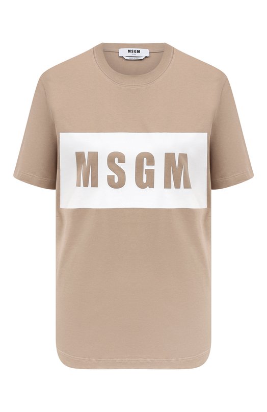 фото Хлопковая футболка msgm