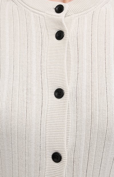 Кардиган из хлопка и шелка PROENZA SCHOULER WHITE LABEL светло-бежевого цвета по цене 47850 руб., арт. WL2117559-KS054, фото 5 Кардиган из хлопка и шелка PROENZA SCHOULER WHITE LABEL, арт. WL2117559-KS054, фото 5