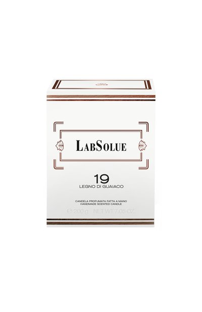 Свеча 19 legno di guaiaco (200g) LABSOLUE бесцветного цвета по цене 14770 руб., арт. 8011530971045, фото 2 Свеча 19 legno di guaiaco (200g) LABSOLUE, арт. 8011530971045, фото 2