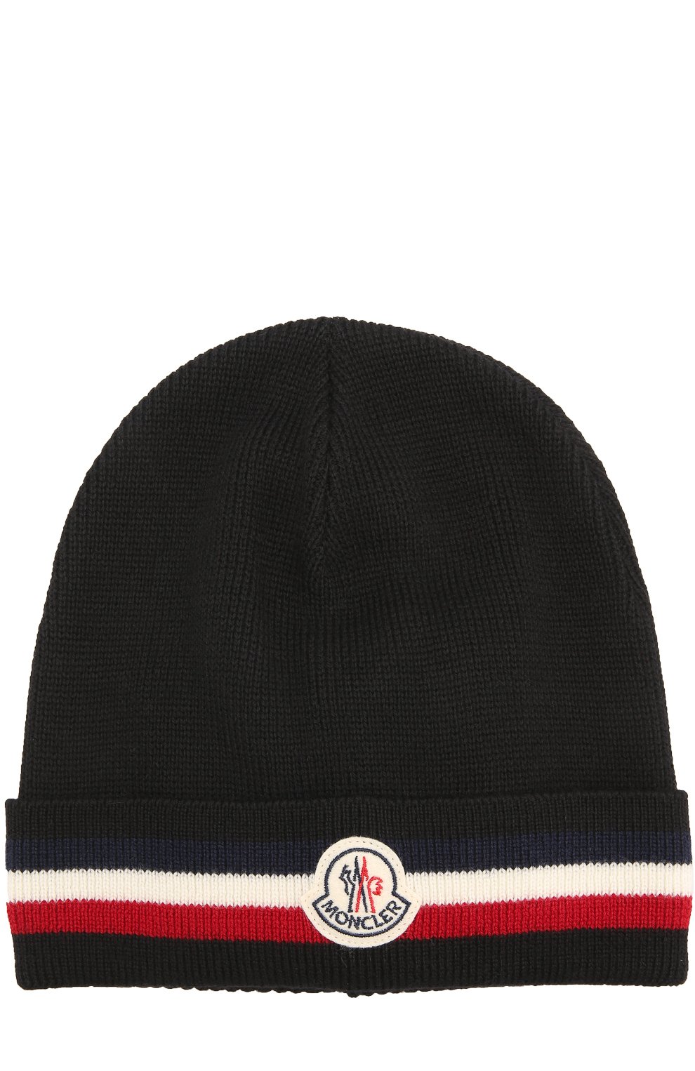 Шерстяная вязаная шапка с логотипом бренда MONCLER, арт. C2-091-00328-00-02292, фото 1