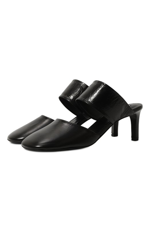 фото Кожаные мюли jil sander