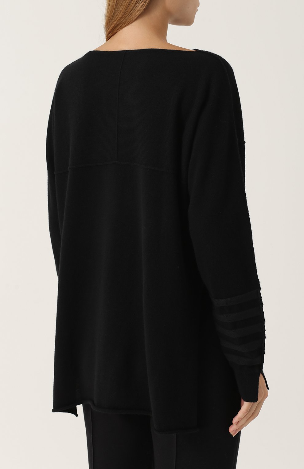 Кашемировый пуловер с удлиненный спинкой SONIA RYKIEL, арт. 18556838-GA, фото 4