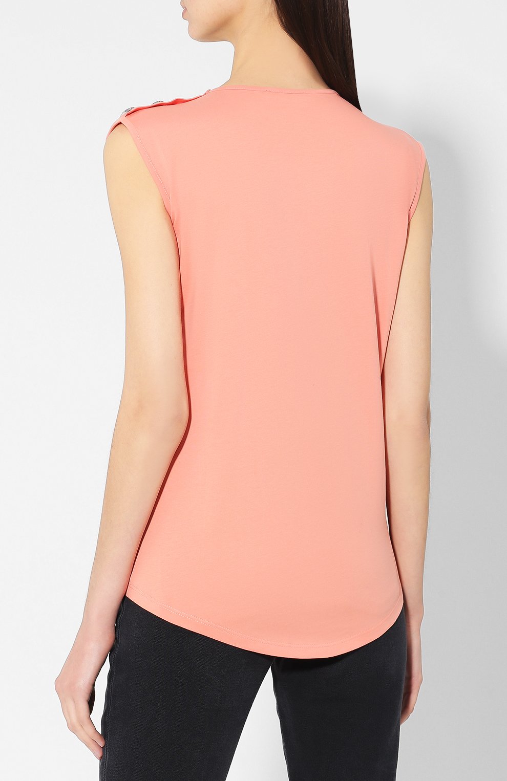 Хлопковый топ BALMAIN, арт. RF11075/I042, фото 4