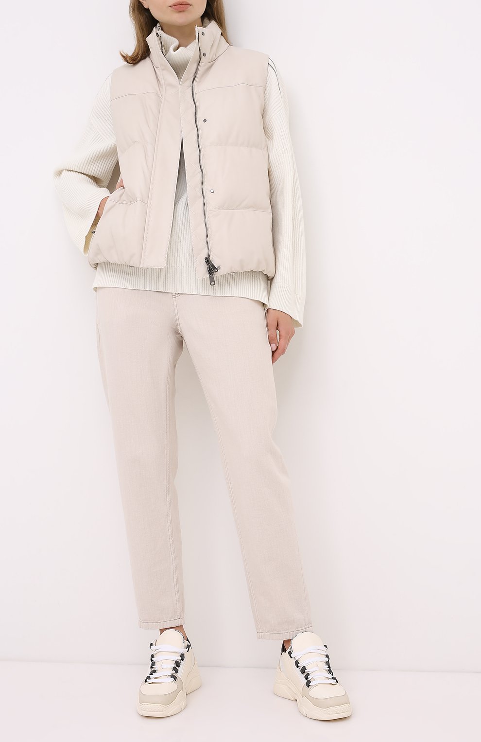 Пуховый жилет BRUNELLO CUCINELLI, арт. MPTAN8376, фото 2