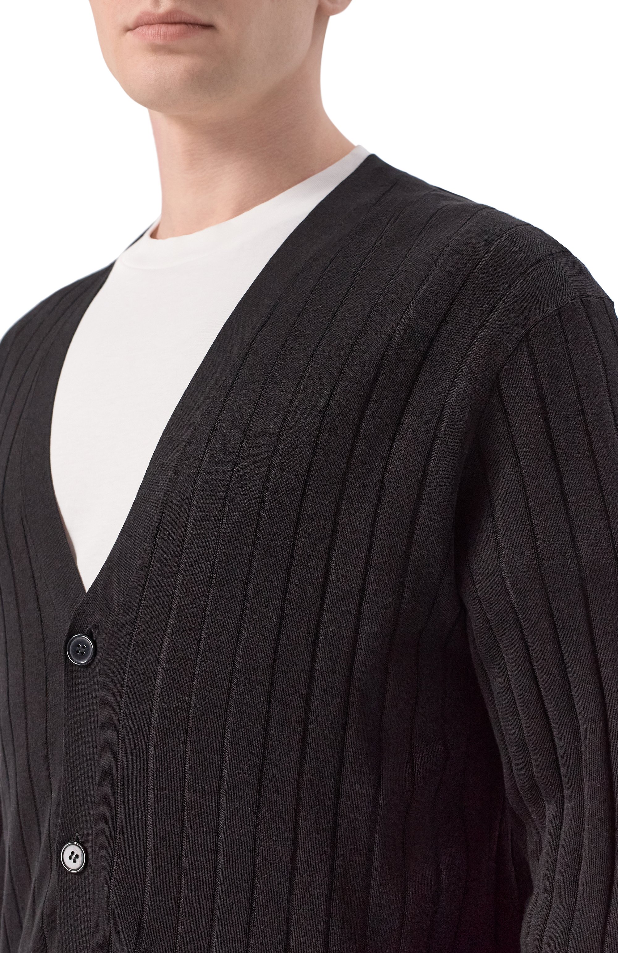 Кардиган из шелка и хлопка 12 STOREEZ, арт. 137257, фото 5