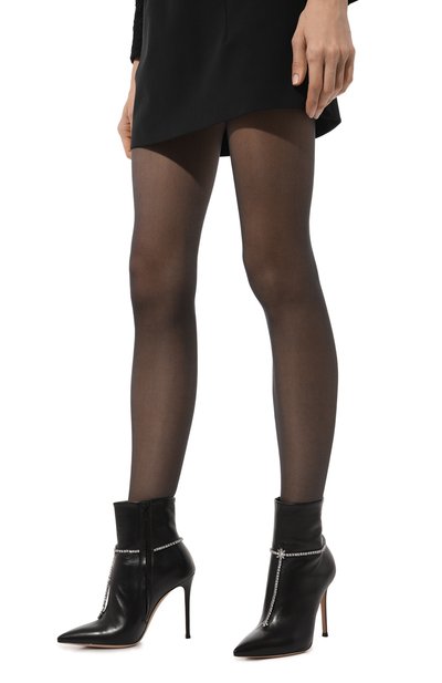 Кожаные ботильоны GIANVITO ROSSI черного цвета по цене 165500 руб., арт. G73136.15RIC.NAPNER0, фото 3 Кожаные ботильоны GIANVITO ROSSI, арт. G73136.15RIC.NAPNER0, фото 3