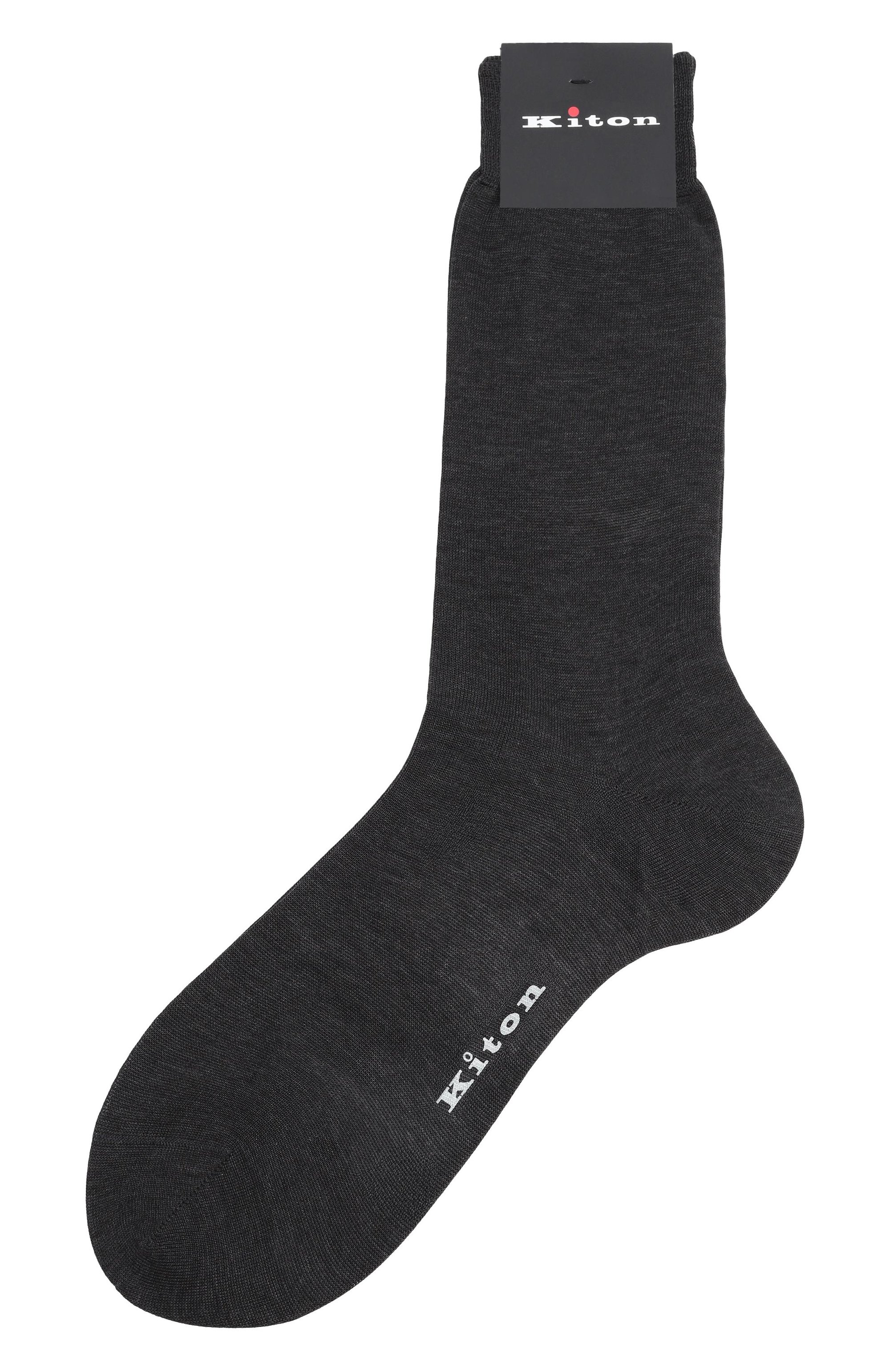 Хлопковые носки KITON, арт. UCALZ10X0751A, фото 1
