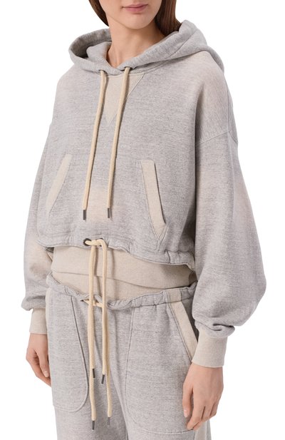 Хлопковое худи R13, арт. R13WK333-001BH, фото 3