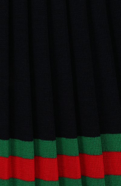 Плиссированная юбка из шерсти GUCCI, арт. 519020/X1634, фото 3