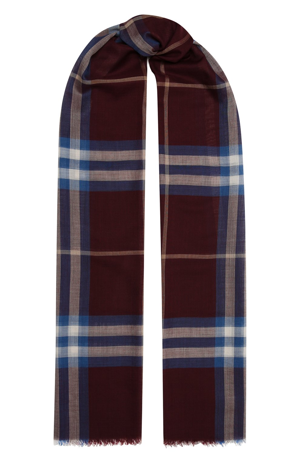 Шарф из шерсти и шелка BURBERRY, арт. 8049577, фото 1