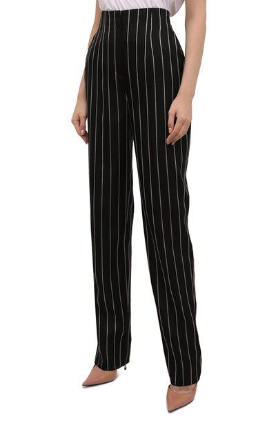 Брюки из вискозы и шелка GIORGIO ARMANI черного цвета по цене 126000 руб., арт. 1WHPP0IL/T02MK, фото 3 Брюки из вискозы и шелка GIORGIO ARMANI, арт. 1WHPP0IL/T02MK, фото 3