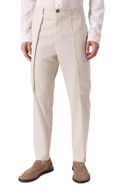 Брюки-карго из хлопка и льна TRANSIT, арт. CFUTRZE141, фото 3