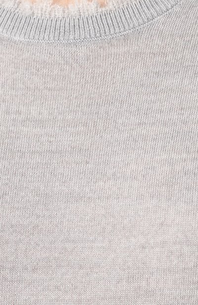Шерстяной пуловер ACNE STUDIOS серого цвета по цене 25100 руб., арт. A60121, фото 5 Шерстяной пуловер ACNE STUDIOS, арт. A60121, фото 5