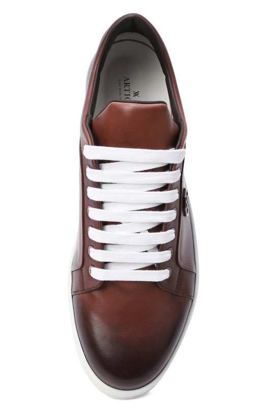 Кожаные кеды Elite Artioli 0T006/VT Коричневый  0T006/VT Фото 6