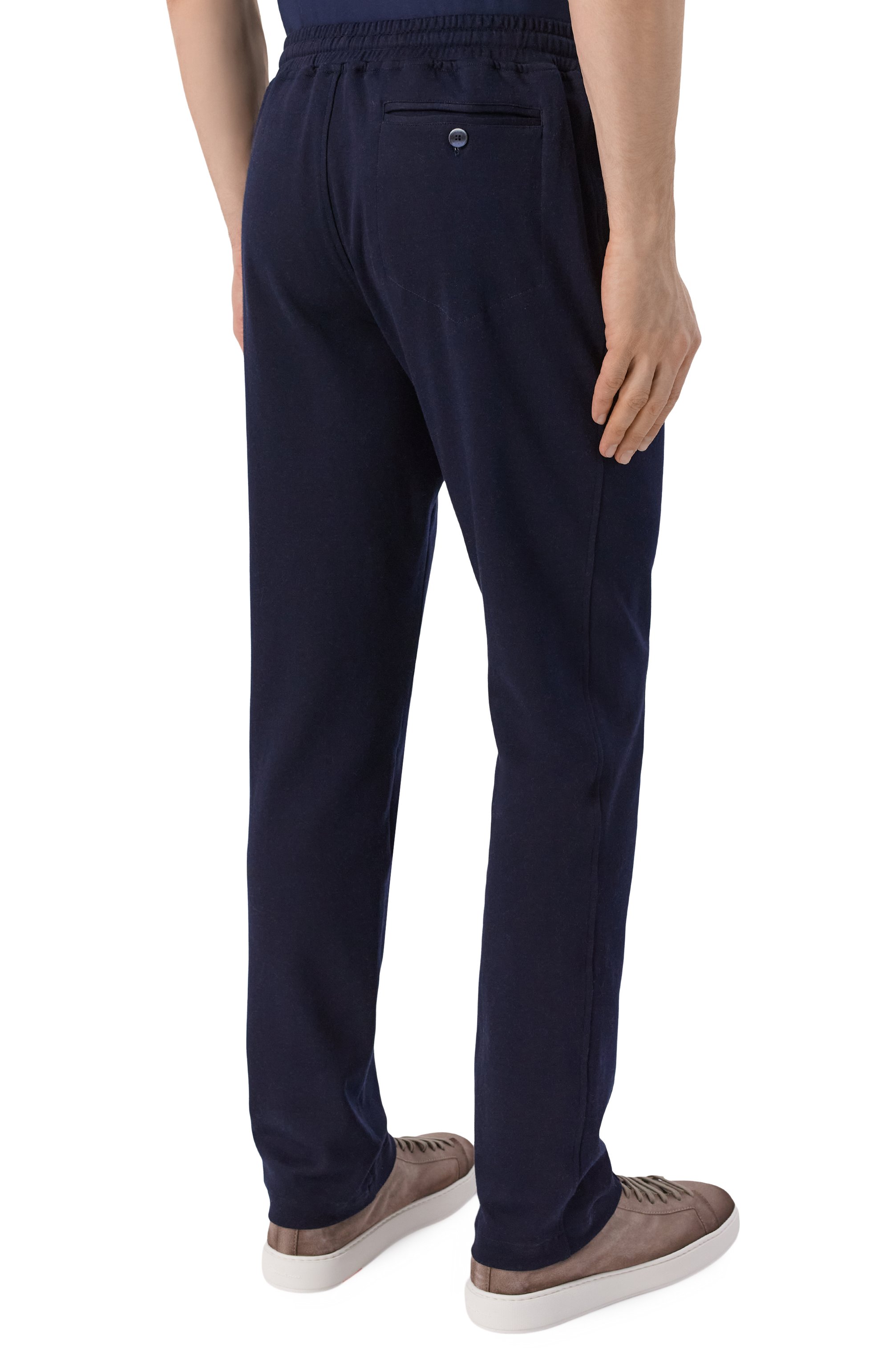 Хлопковые брюки CAPOBIANCO темно-синего цвета по цене 45150 руб., арт. 20M708.TS00., фото 4 Хлопковые брюки CAPOBIANCO, арт. 20M708.TS00., фото 4