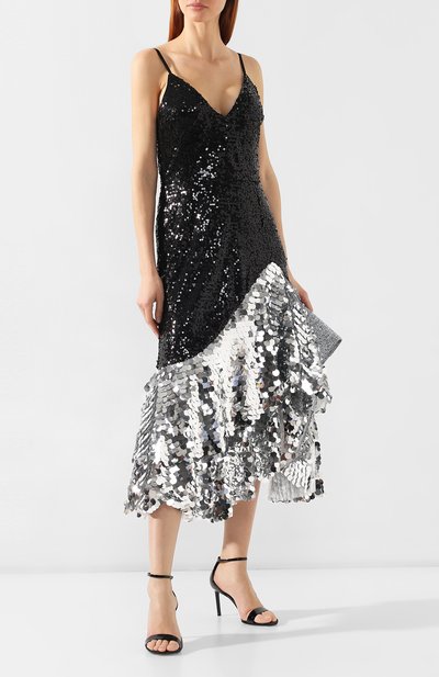 Платье с пайетками IN THE MOOD FOR LOVE черно-белого цвета по цене 75750 руб., арт. EFI DRESS, фото 2 Платье с пайетками IN THE MOOD FOR LOVE, арт. EFI DRESS, фото 2