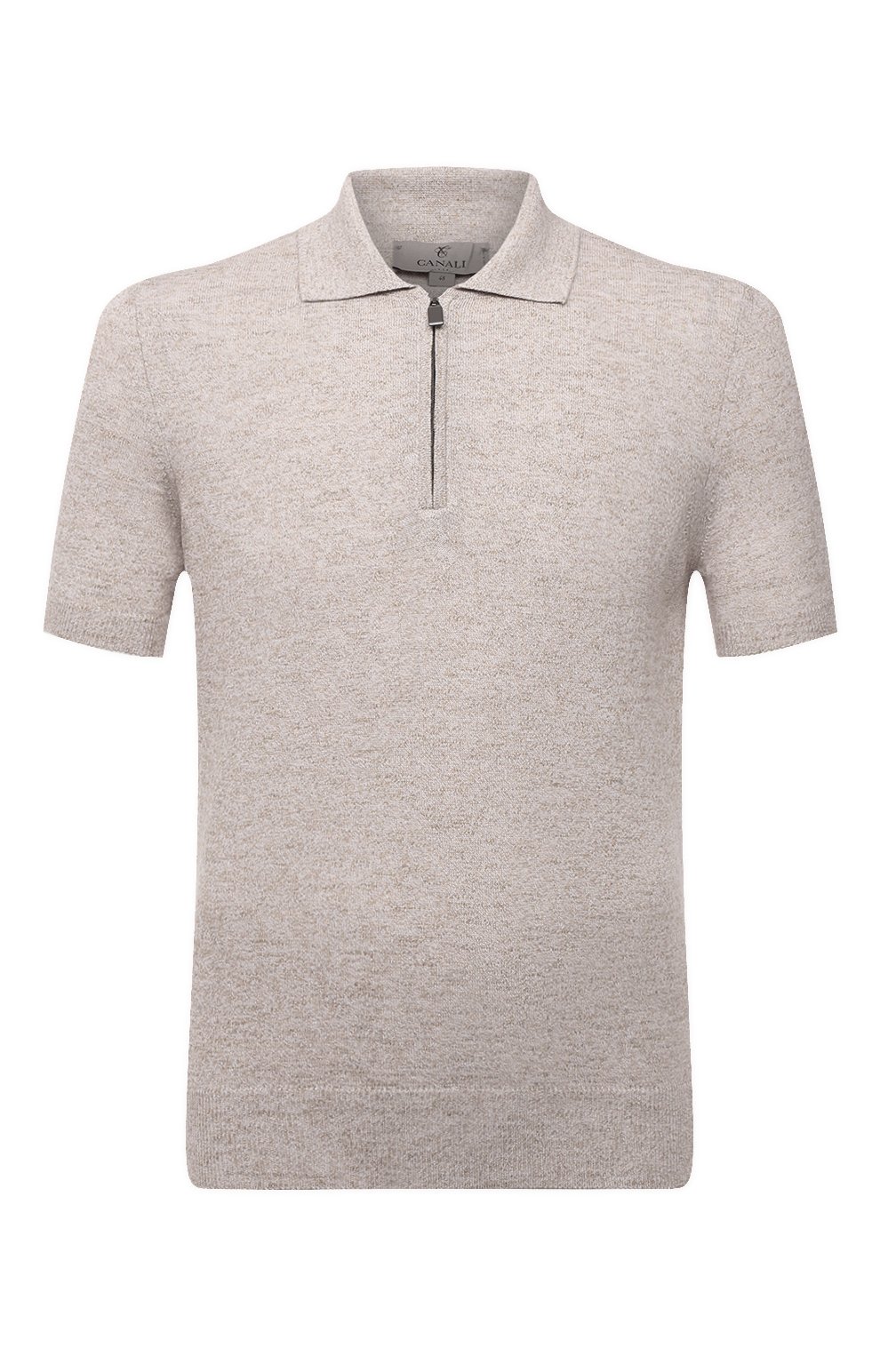 Поло из хлопка и льна CANALI, арт. C0454/MK01450, фото 1