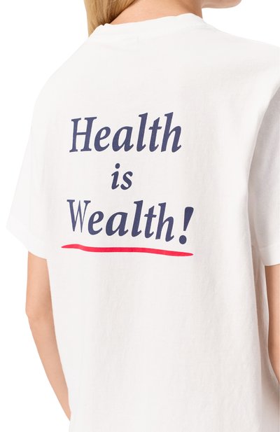 Хлопковая футболка SPORTY AND RICH, арт. T0043602006WH01, фото 5