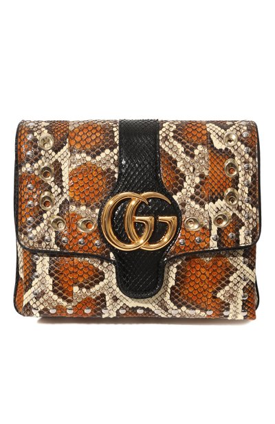 Сумка ali medium из кожи питона GUCCI, арт. 550126 LXOBX, фото 1