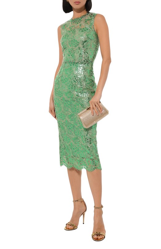 Клатч Marlene small Dolce & Gabbana BB7635/A5638 Золотой  BB7635/A5638 Фото 7