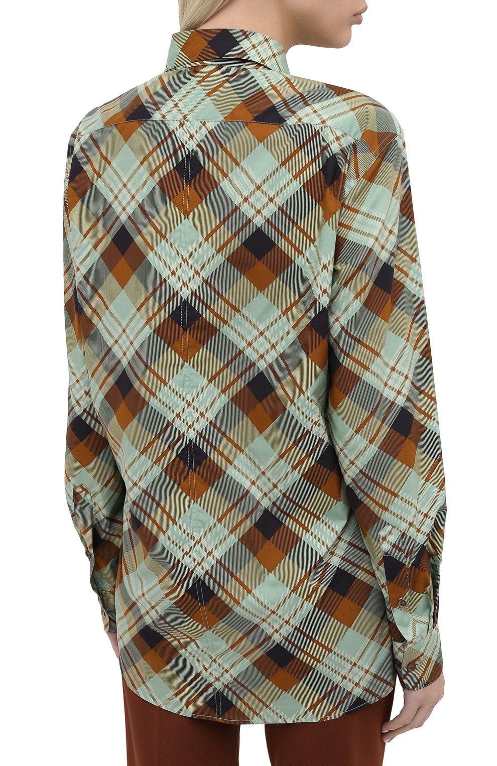 Хлопковая рубашка DRIES VAN NOTEN, арт. 202-10772-1008, фото 4