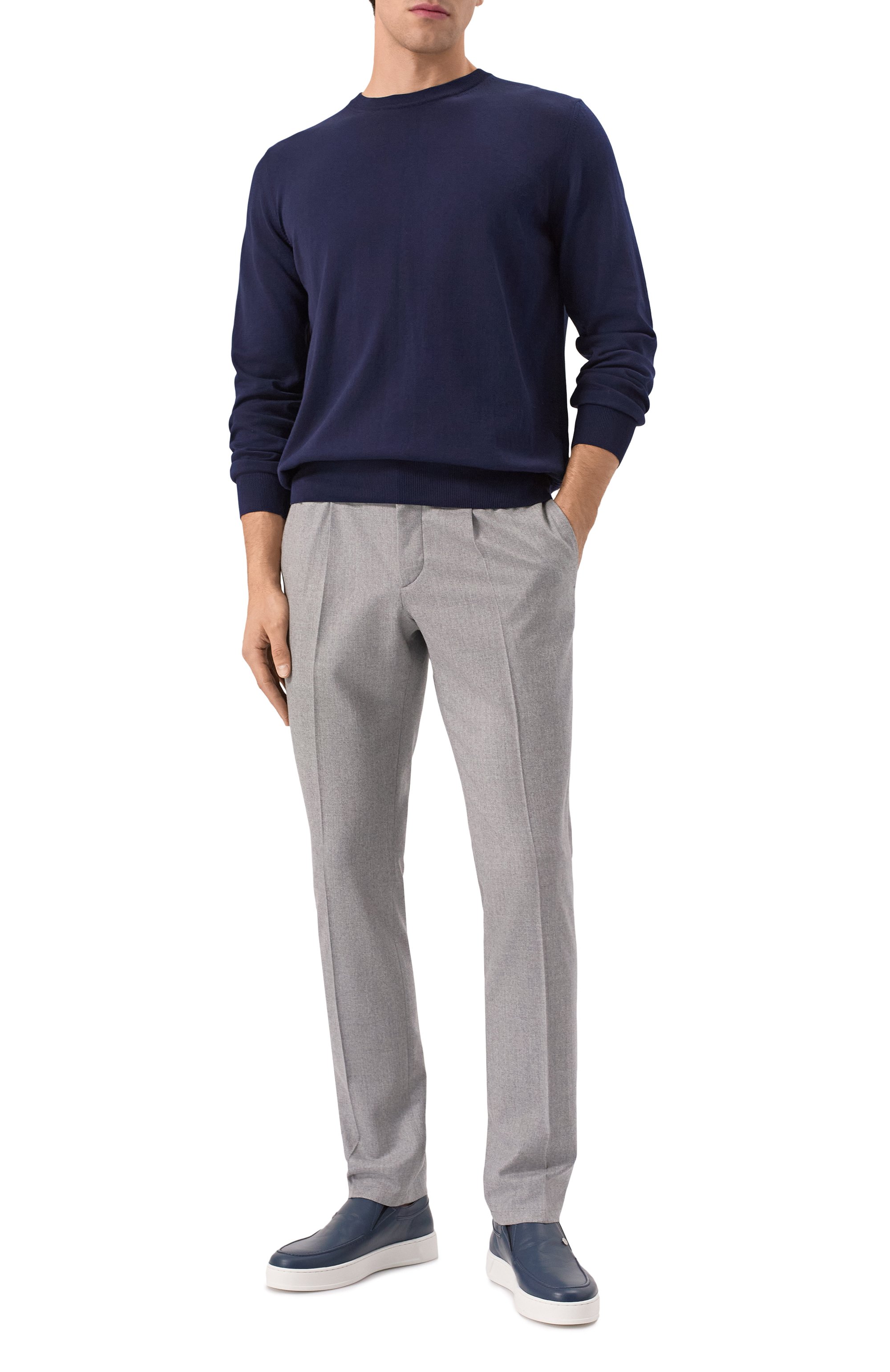 Хлопковый джемпер CANALI, арт. C0012/MK00145, фото 2