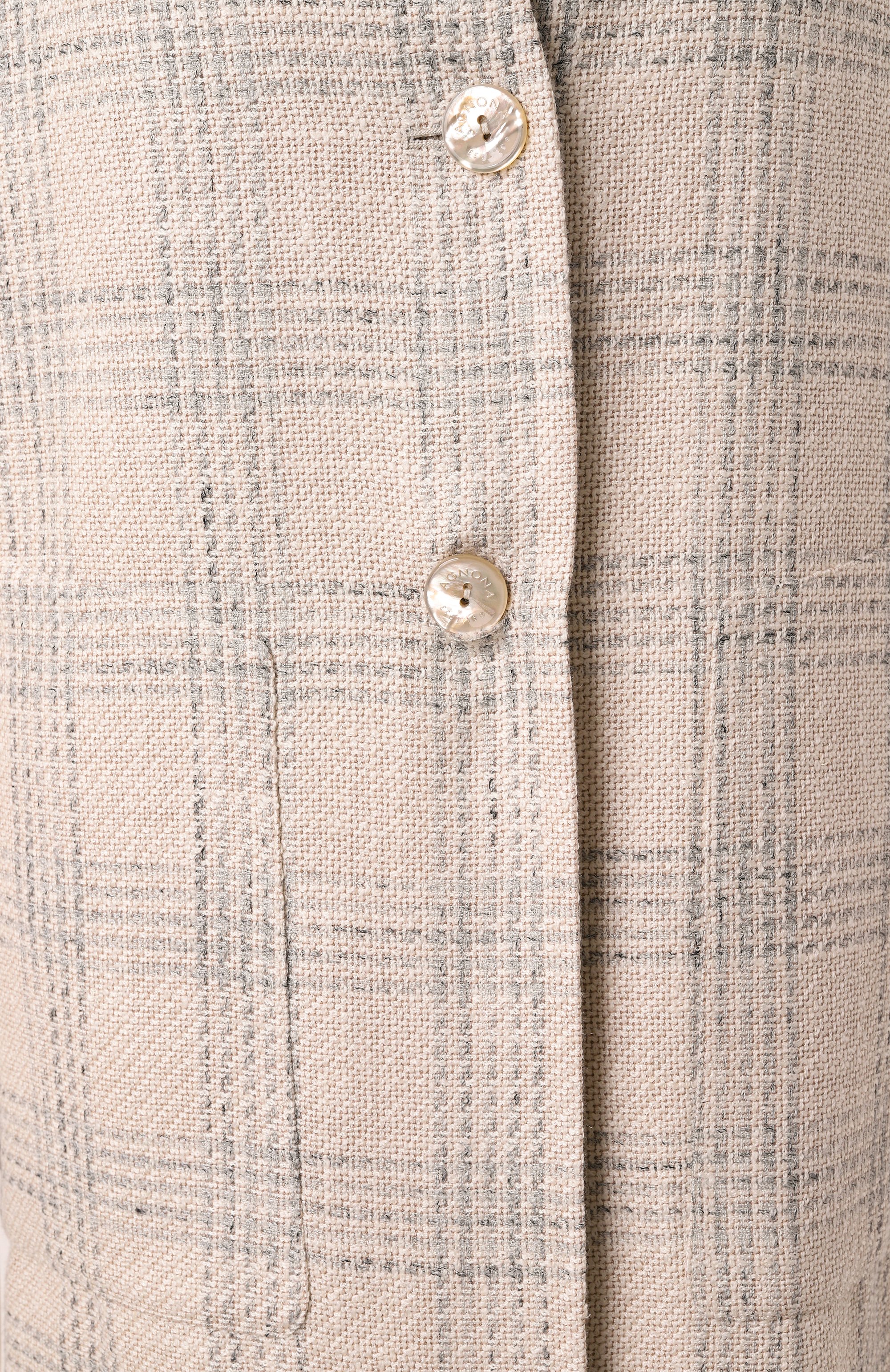 Пальто из шелка и льна AGNONA, арт. TL0902/Q3001, фото 6