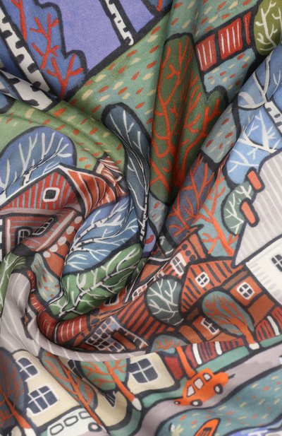 Шелковый платок плес GOURJI, арт. T21PL7R/1, фото 4