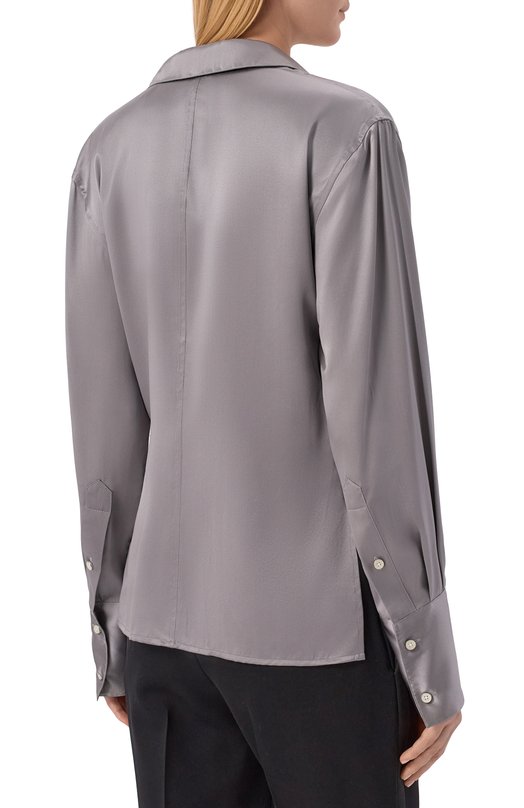 Атласная блузка Helmut Lang P06HW511 Серый  P06HW511 Фото 4