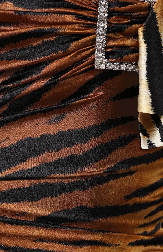 Шелковый топ Alexandre Vauthier Разноцветный, фото 5