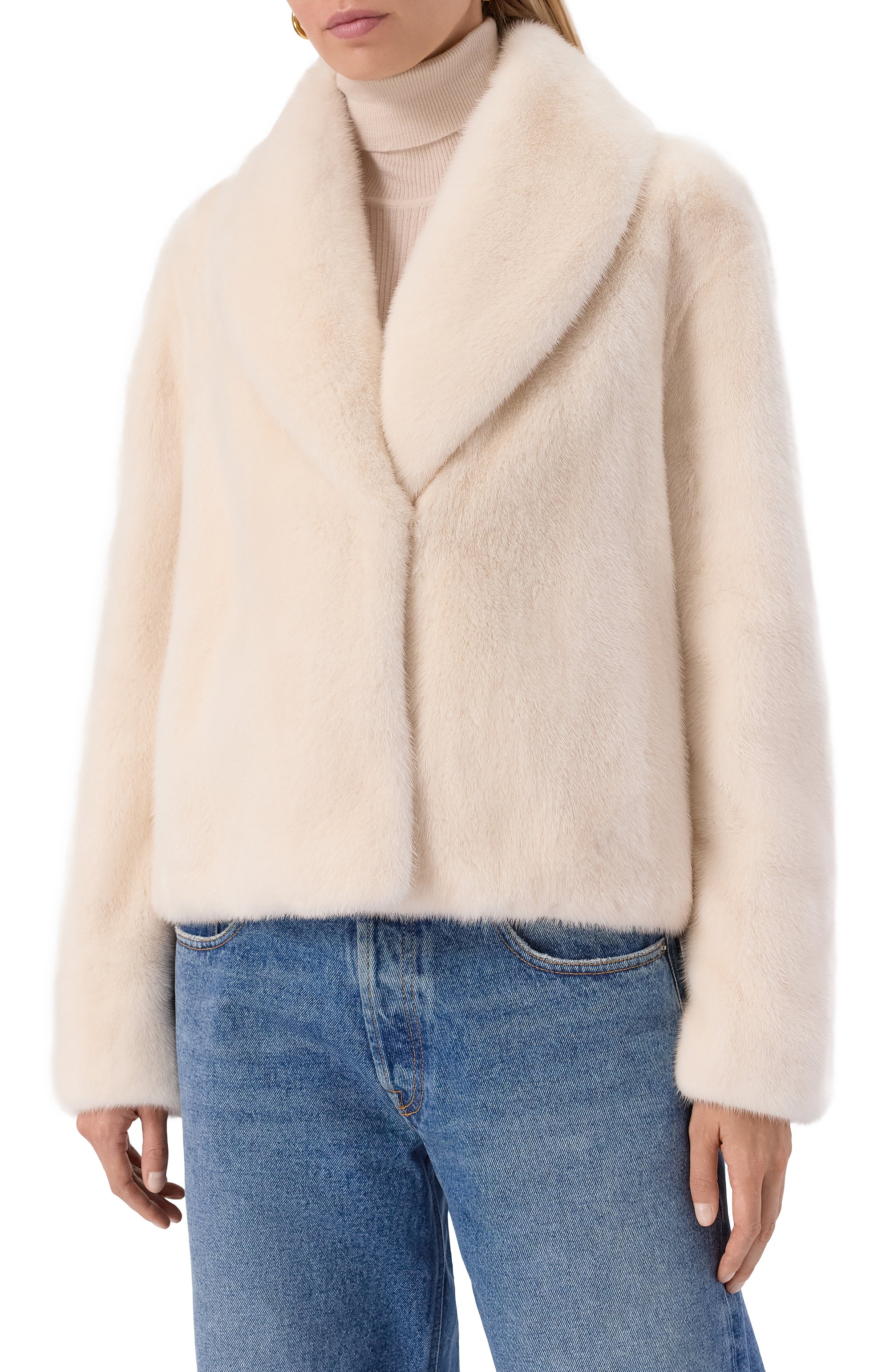 Шуба из норки YVES SALOMON, арт. 25WYV30762VMLX/A1026, фото 3