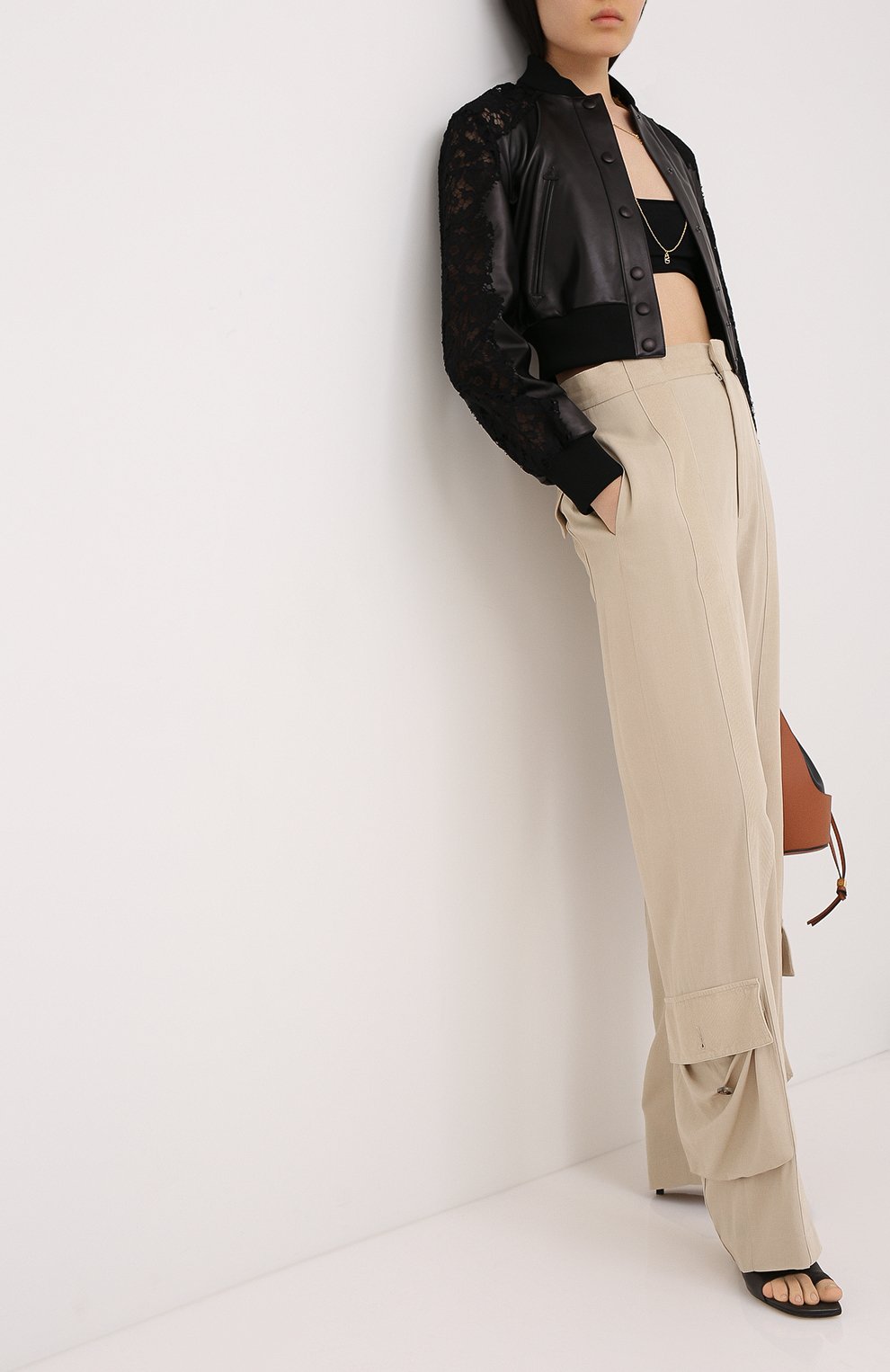 Кожаный бомбер VALENTINO, арт. UB3NA05R1Y9, фото 2